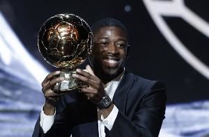 金球奖中国唯一评委骆明投票：登贝莱亚马尔维蒂尼亚前3，拉菲第4